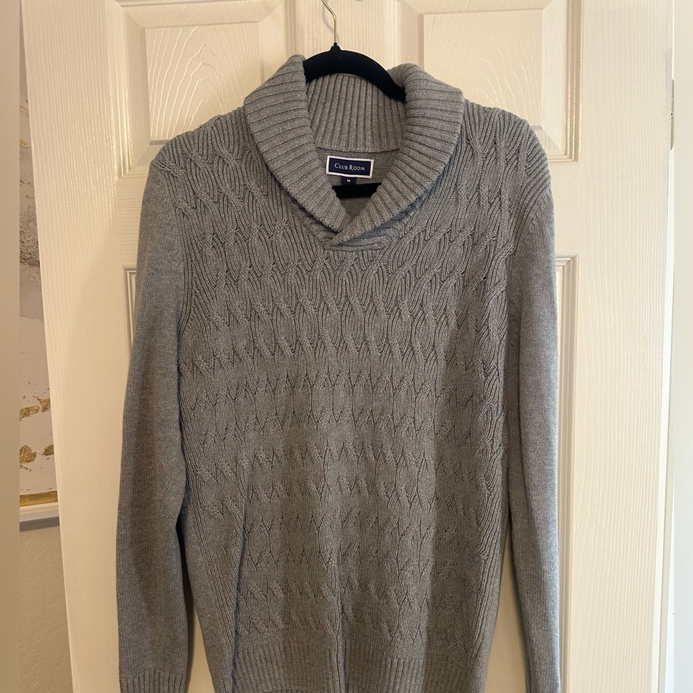 Men’s Gray Sweater - Picture 3 of 5